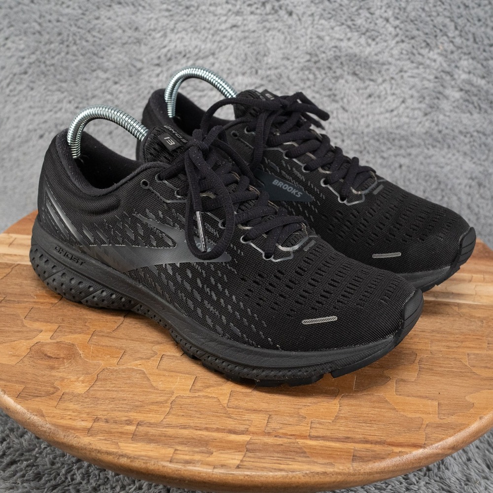 Brooks Womens Ghost  Black Running Shoes Sneakers Size 9 B 1203381B072